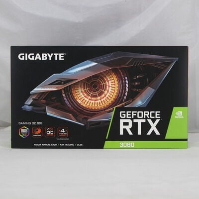 中古  GIGABYTE GV-N3080GAMING OC-10GD Rev1.0（RTX3080 10GB） 3480033821 