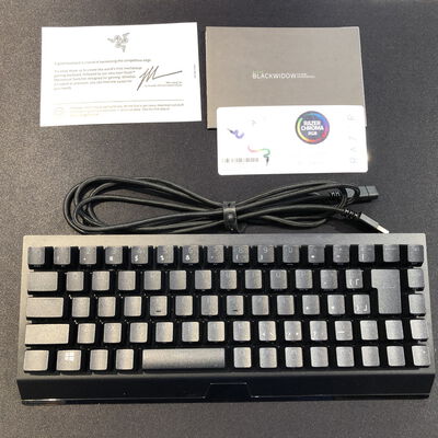 【水戸赤塚店】中古  RAZER　BLACKWIDOW　V3　MINI　HYPERSPEED　 4680002128 