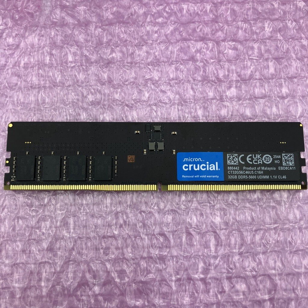 中古 PC5-44800 32GB デスクトップ用(DDR5-5600) 149157 （382859