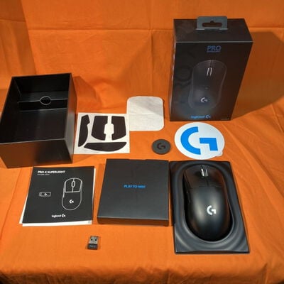 【なんば店】中古  Logicool PRO X SUPERLIGHT Wireless Gaming Mouse G-PPD-003WL-BK 146967 