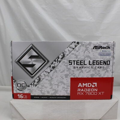 【通販センター】中古  ASRock RX7800XT SL 16GO RX7800XT Steel Legend OC (RX7800XT 16GB) 162734 