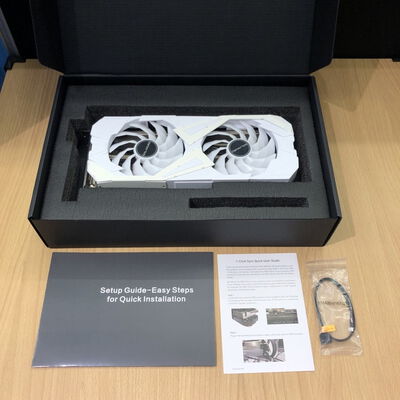 【甲府飯田店】中古  玄人志向 GK-RTX3060-E12GB/OC/WHITE (RTX3060 12GB) 144780 
