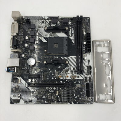 【福井日之出店】中古  ASRock AB350M-HDV (B350 AM4 mATX DDR4) 133613 