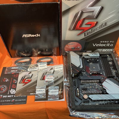 【なんば店】中古  ASRock B550 PG Velocita (B550 AM4 ATX DDR4) 142932 