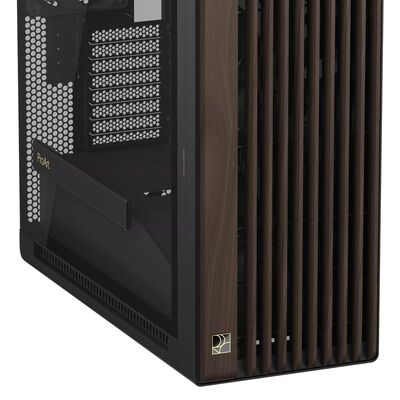 ASUS  ProArt PA602 Wood Edition Modern Black Tempered Glass Panel (PROART PA602 WALNUT WOOD TG PWM MODERN BLACK) 
