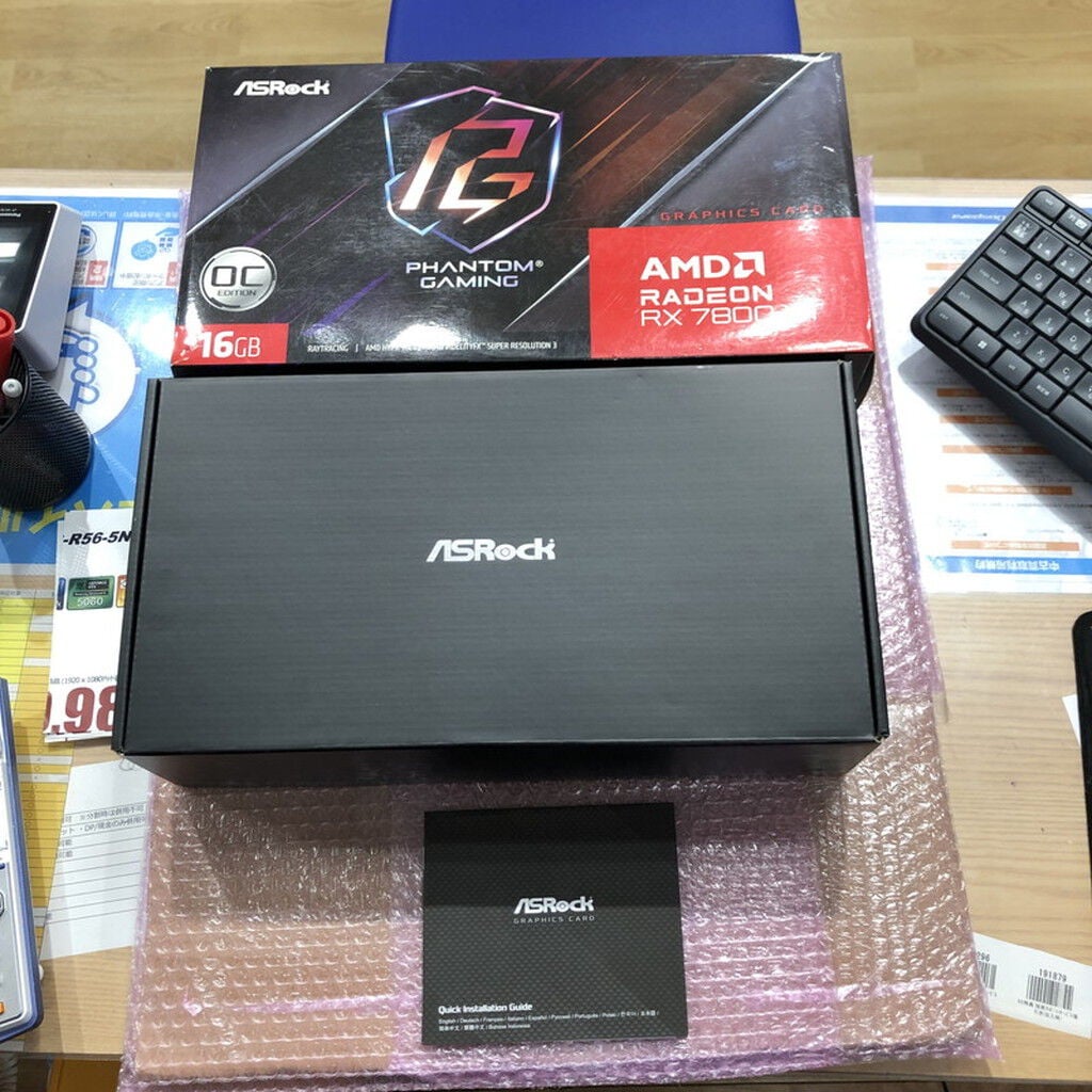 中古 ASRock RX7800XT PG 16GO RX7800XT Phantom GamingOC (RX7800XT