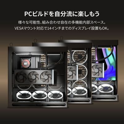 HAVN  HS 420 VGPU Edition Black HVN-CA-HS420-08 (E-ATX ガラス ブラック) 