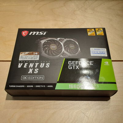 【鹿児島店】中古  MSI GeForce GTX 1660 SUPER VENTUS XS OC (GTX1660 SUPER) 141208 
