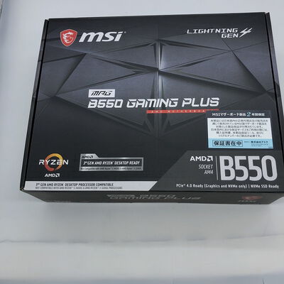 【宇都宮鶴田店】中古  MSI MPG B550 GAMING PLUS (B550 AM4 ATX DDR4) 142929 