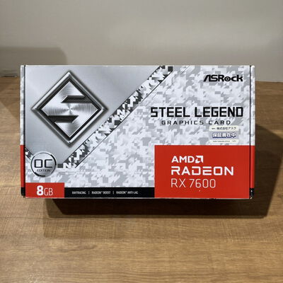 【富山本郷店】中古  ASRock RX7600 SL 8GO RX7600 Steel Legend 8G OC (RX7600 8G) 162751 
