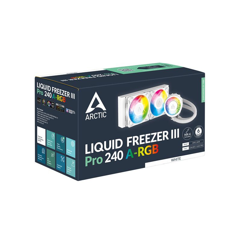 ARCTIC Liquid Freezer III 240 ARGB 新品未開封 ARCTIC Liquid Freezer III Pro 240 A-RGB White ACFRE00186A