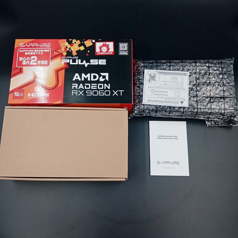中古 SAPPHIRE PULSE Radeon RX9060XT GAMING OC 16GB AMD
