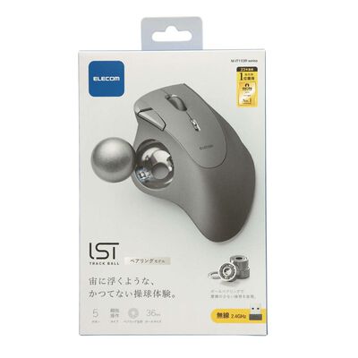 エレコム  M-IT11DRBK (2.4GHz無線トラックボール IST 5ボタン ベアリングモデル ブラック) 