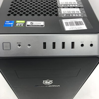【郡山安積店】中古  GALLERIA RM5C-R36T(i5 12400/32GB/SSD1TB+2TB/RTX3060Ti/W11H) 4640002023 