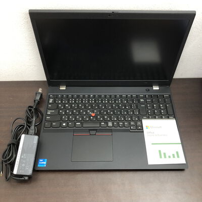 【福山ココローズ店】中古  LENOVO ThinkPad L15 Gen2 MSO (Intel Core i5 1135G7 2.4GHz/16GB/SSD256GB/-/オンボード/15.6/1920x1080/GbE/Wi-Fi/WEBCAM/W11P/Microsoft Office Home and Business 2024) 188670 