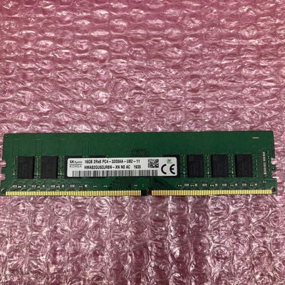 【富士青葉店】中古  Hynix HMA82GU6DJR8N-XNN0 (DDR4 PC4-25600 16GB) 198909 