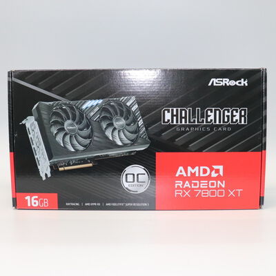 【札幌店】中古  ASRock RX7800XT CL 16GO RX7800XT Challenger OC (RX7800XT 16GB) 162732 
