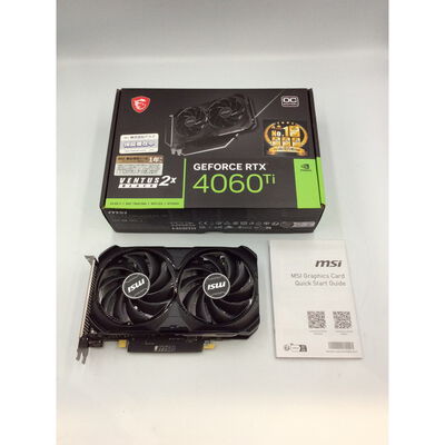 【座間相武台】中古  MSI VENTUS BLACK 2X GeForce RTX　4060Ti 16GB 4510002285 