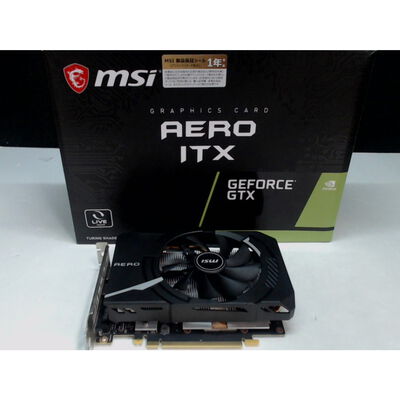 【前橋ｲﾝﾀｰｱｶﾏﾙ店】中古  MSI GeForce GTX 1660 Ti AERO ITX 6G OC(GTX1660Ti) 139073 