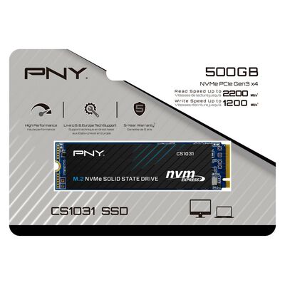 PNY  M280CS1031-500-CL (M.2 2280 Gen3 500GB) 