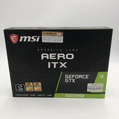 【盛岡都南店】中古  MSI GeForce GTX 1660 SUPER AERO ITX S1 (6GB) 4580001911 