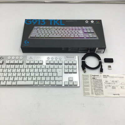 【白山FM松任店】中古  Logicool G913 LIGHTSPEED TKL(G913-TKL-TCWH) 4950002608 