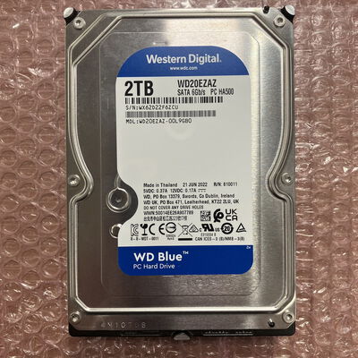 【宮崎恒久店】中古  各社 3.5インチ HDD 2TB SATA （デスクトップ用） 121849 