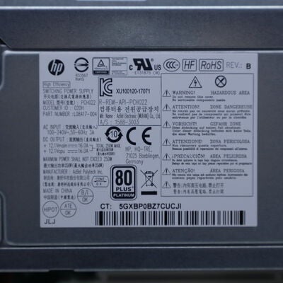 【通販センター】中古  HP EliteDesk 800 G5 SFF(Intel Core i7 9700 3.00GHz/16GB DDR4/SSD256GB/-/オンボード/GbE/W11P) 192831 
