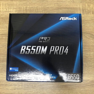 【津ラッツ店】中古  ASRock B550M Pro4 (B550 AM4 mATX DDR4) 142938 