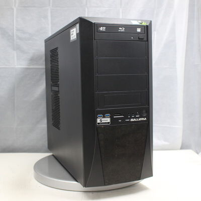 中古  THIRDWAVE GALLERIA KT(Intel Core i7 8700/16GB/SSD500GB/BD-RE/NVIDIA GeForce GTX 1660 Ti 6GB/W11H64 MAR) 177022 