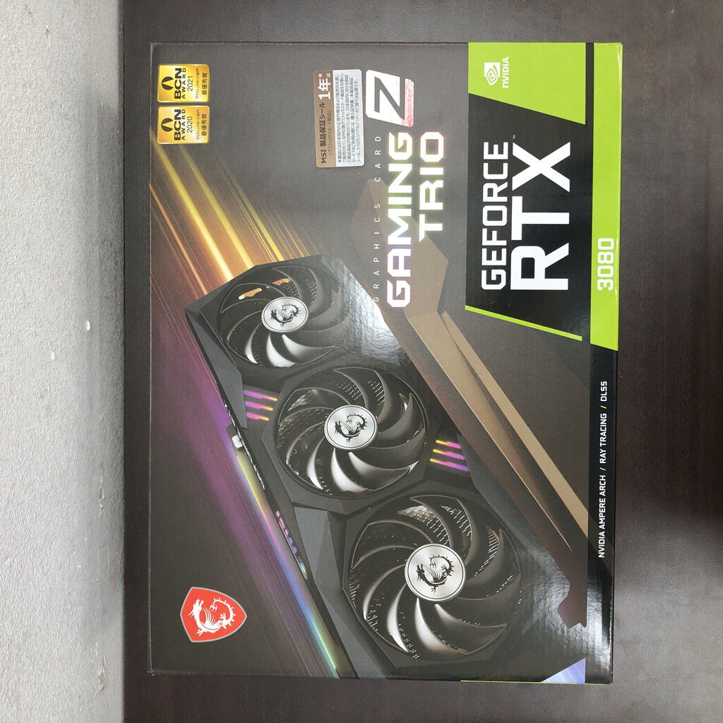 中古 MSI GeForce RTX 3080 GAMING Z TRIO 12G LHR（RTX3080 12GB