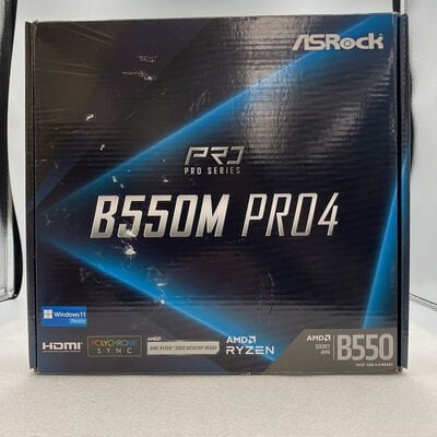 【新潟店】中古  ASRock B550M Pro4 (B550 AM4 mATX DDR4) 142938 