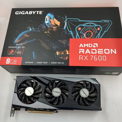 【秋葉原本店】中古  GIGABYTE GV-R76GAMING OC-8GD (RX7600 8G) 162746 