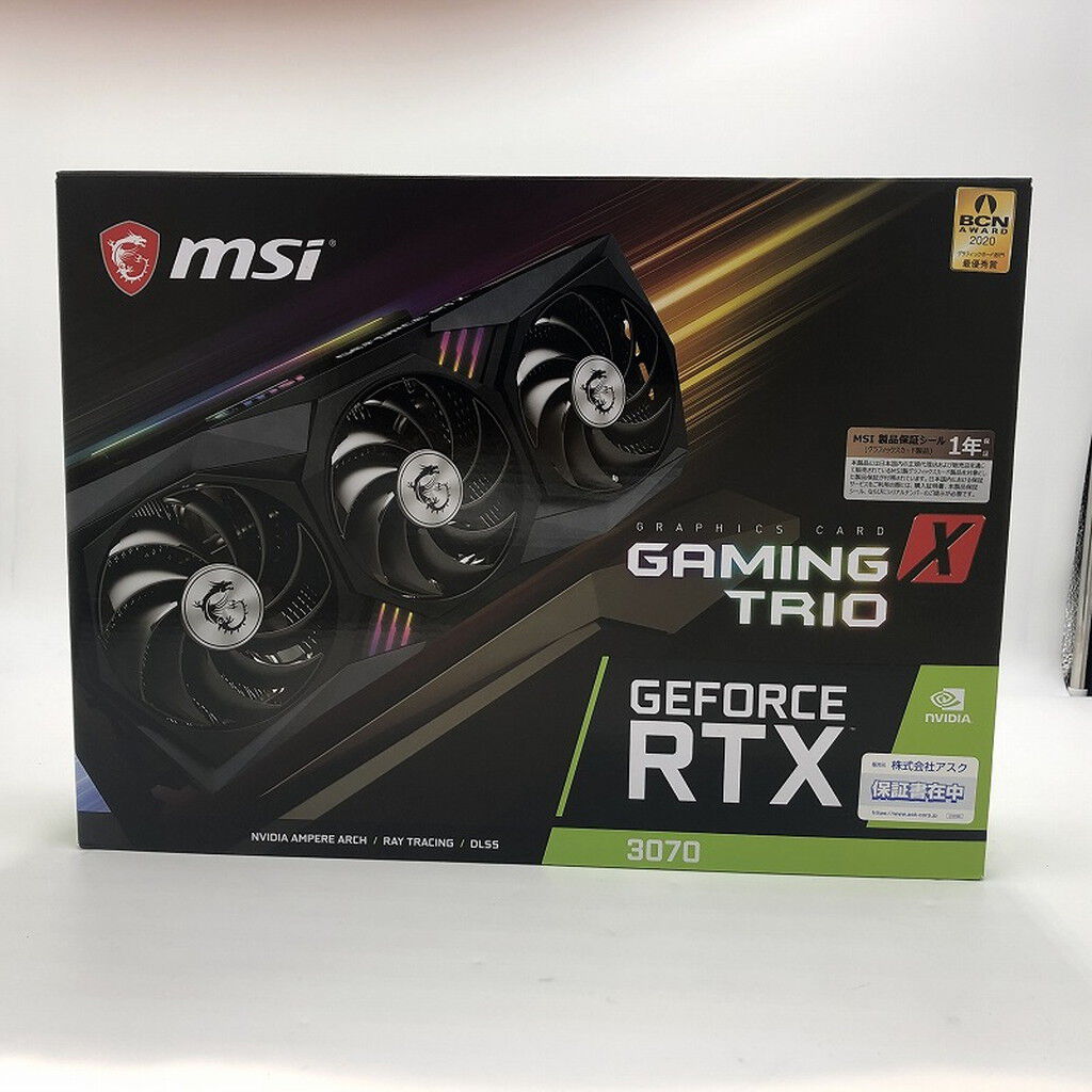 中古動作品 MSI GeForce RTX 3070 GAMING X TRIO Amazon.com: MSI Gaming GeForce RTX 3070 Gaming Z Trio 8G LHR