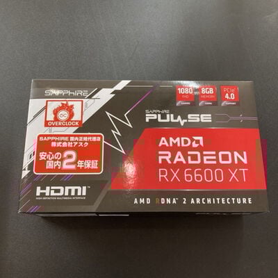 【堺七道店】中古  SAPPHIRE PULSE Radeon RX 6600 8GB 4660001366 