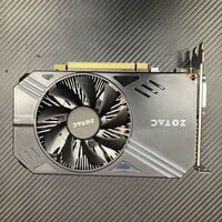 中古  ZOTAC ZT-P10600A-10L(GTX1060 6G GDR5 Single Fan) 132001 