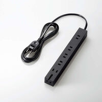 エレコム  スタンダード雷 超強力タップ 6口 2m T-KM01-2620BK 