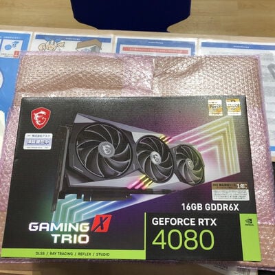 【宮崎恒久店】中古  MSI GeForce RTX 4080 16GB GAMING X TRIO（RTX4080 16GB） 3480038607 