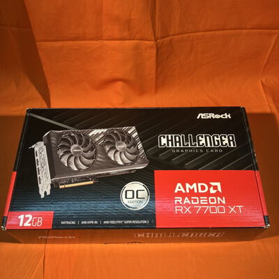 【なんば店】中古  ASRock RX7700XT CL 12GO RX7700XT Challenger OC (RX7700XT 12G) 162739 