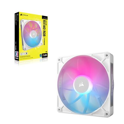 Corsair  iCUE LINK RX140 RGB White Expansion Fan CO-9051023-WW (ホワイト) 