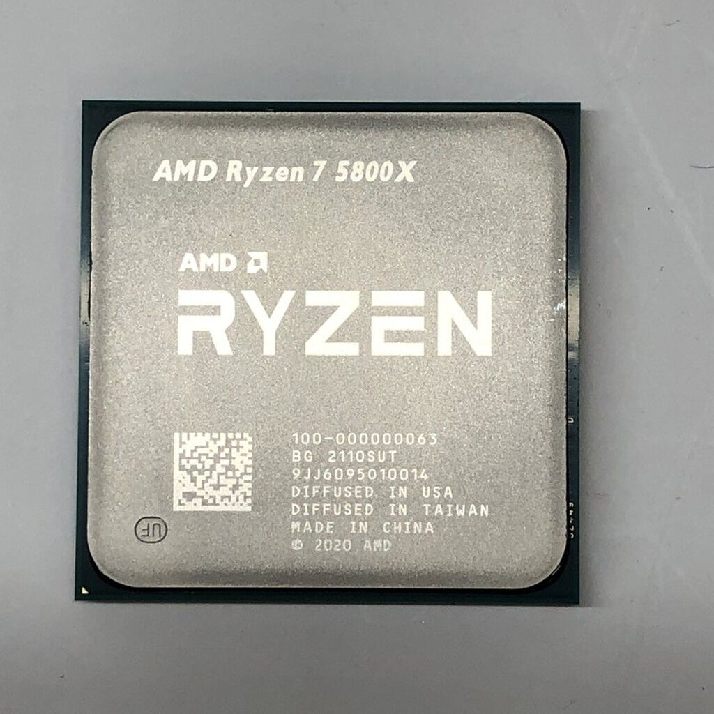 中古 AMD Ryzen 7 5800X (AM4/3.8/36M/C8/T16/105W) 143915 （352944