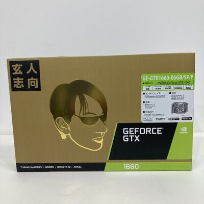 【神戸・三宮店】中古  玄人志向 GF-GTX1660-E6GB/SF/P (GTX1660 6G GDR5) 3430006021 