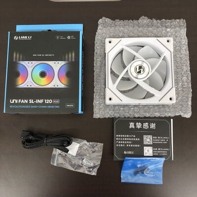 【長野稲里店】中古  Lian Li UF-SLIN120-1W(UNIFANSL-INFINITY120 WT 1PK) 5110000652 