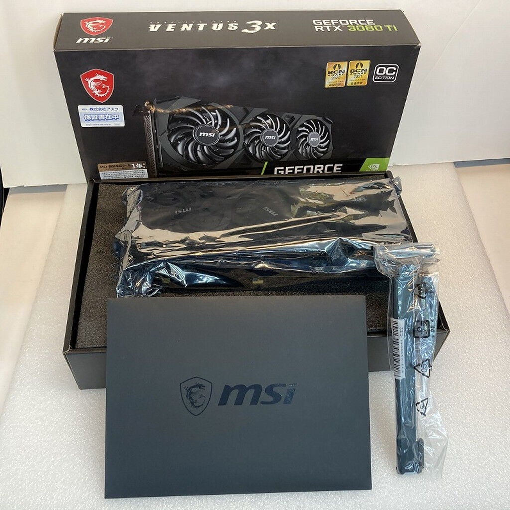 中古 MSI GeForce RTX 3080 Ti VENTUS 3X 12G OC (RTX3080Ti 12GB