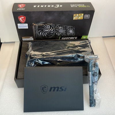【京都店】中古  MSI GeForce RTX 3080 Ti VENTUS 3X 12G OC (RTX3080Ti 12GB) 1300007928 
