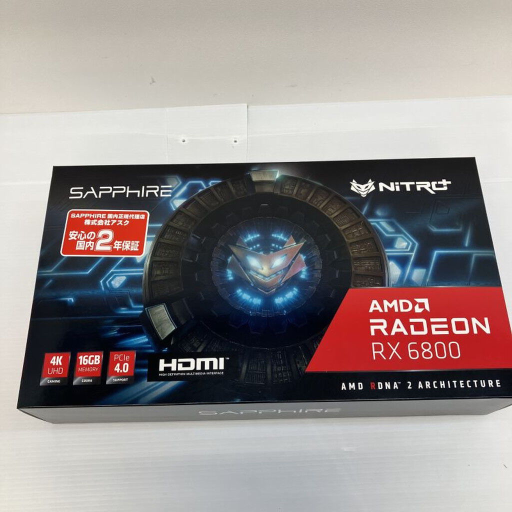 【中古、美品】AMD 6800xt 16GB Sapphire Nitro+ 中古、美品】AMD 6800xt 16GB Sapphire Nitro+ 中古、美品】AMD 6800xt