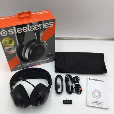 【白山FM松任店】中古  SteelSeries Arctis Nova 7 Wireless Black (61553) 4950002587 