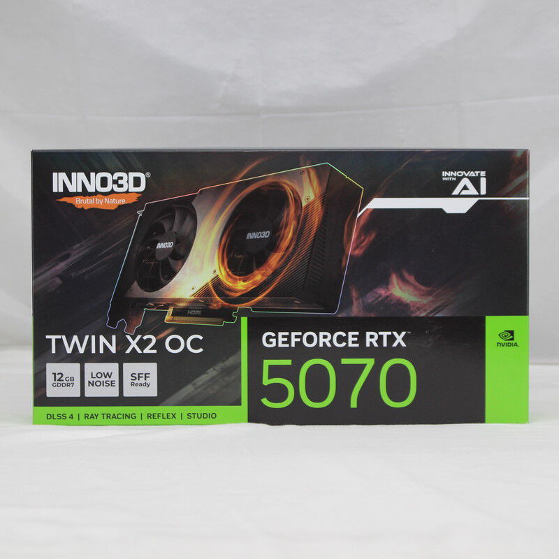 大人気アイテム 中古 INNO3D 12GB 5070 OC（RTX X2 TWIN 5070 RTX GeForce 語学+参考書