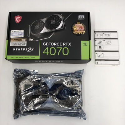 【福井日之出店】中古  MSI GeForce RTX 4070 VENTUS 2X 12G OC (RTX4070 12GB) 157129 