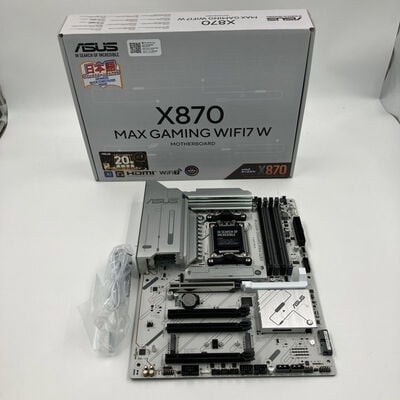 【なんば店】中古  ASUS X870 MAX GAMING WIFI7 W (X870 AM5 ATX DDR5) 3280022023 
